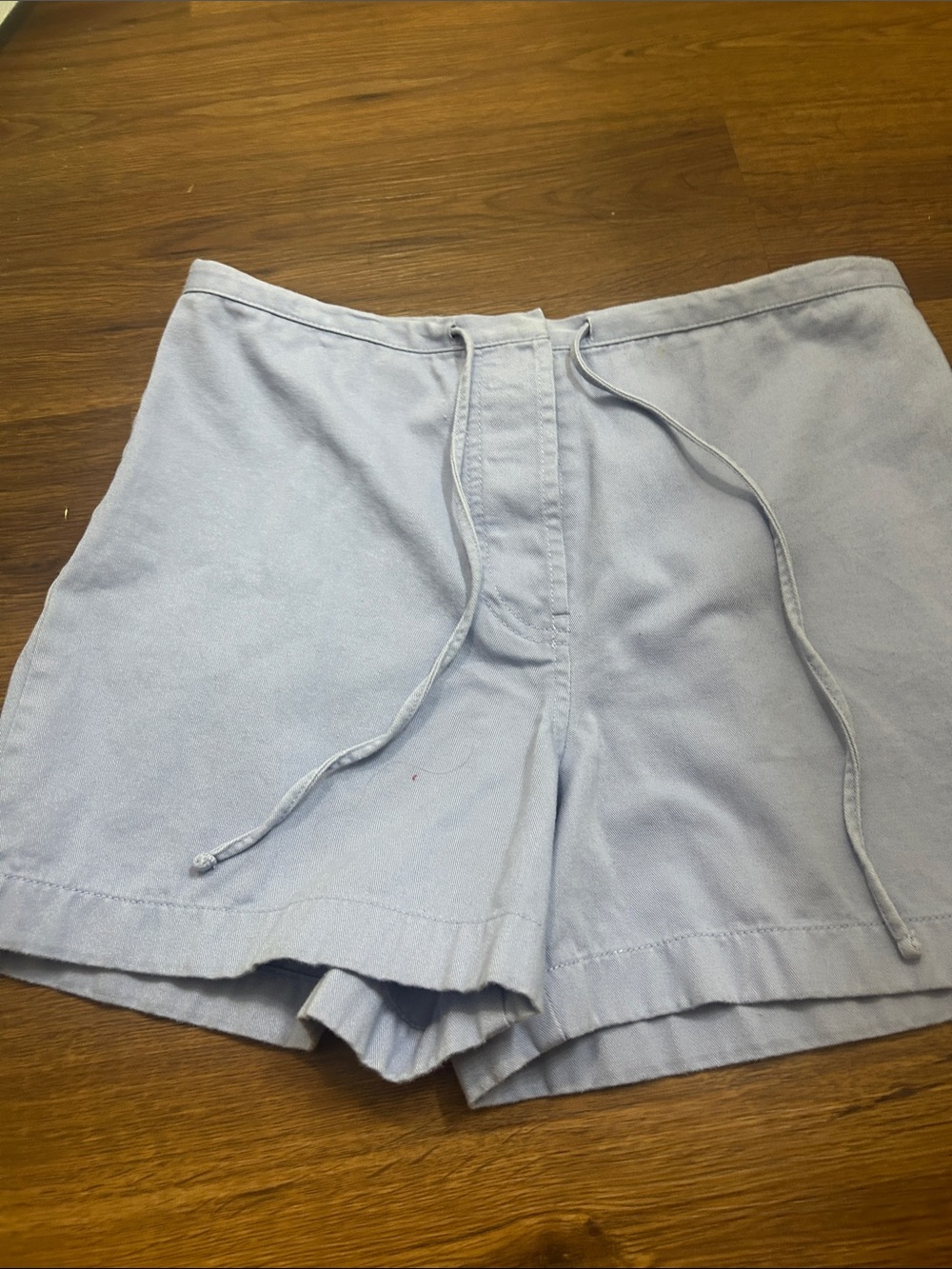 LOFT Pale Blue Drawstring Casual Athletic Shorts